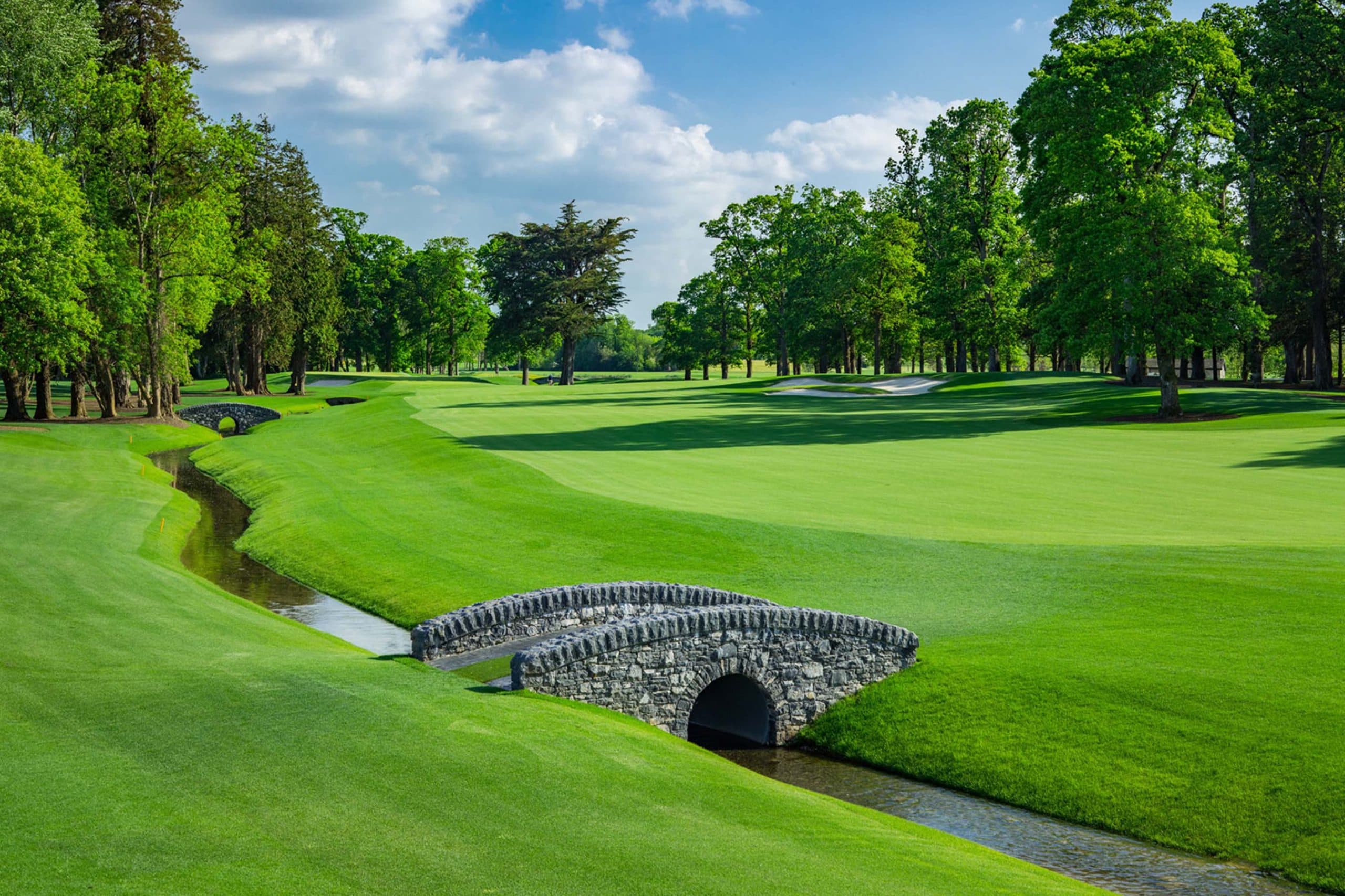 Stone bridge over the River Maigue at Adare Manor